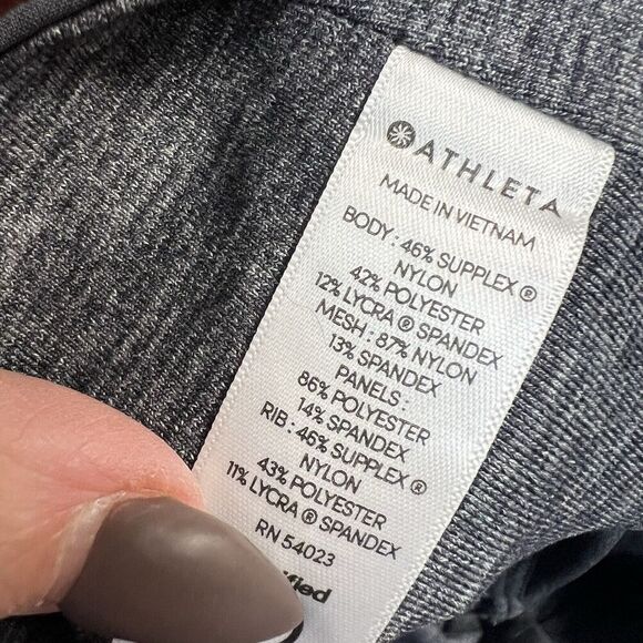 Athleta Excursion Hybrid Tight, Black Heather SZ SM - Picture 6 of 6